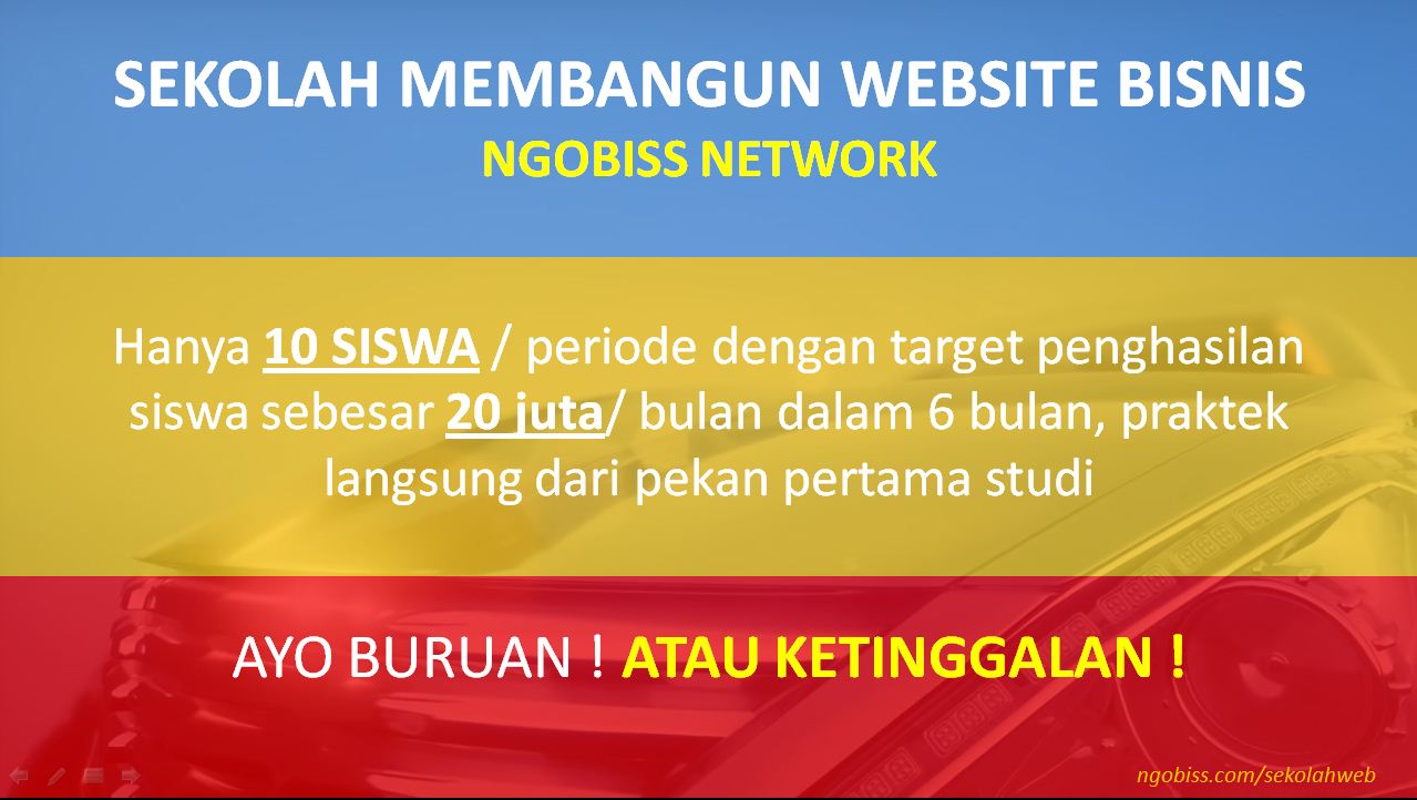 Sekolah Membangun Website Bisnis