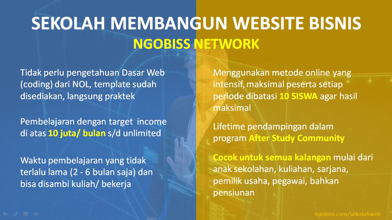Manfaat dan Keunggulan Sekolah Membangun Web Bisnis